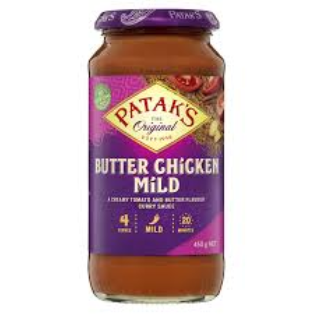 PATAK BUTTER CHICKEN SAULCE MILD 450G